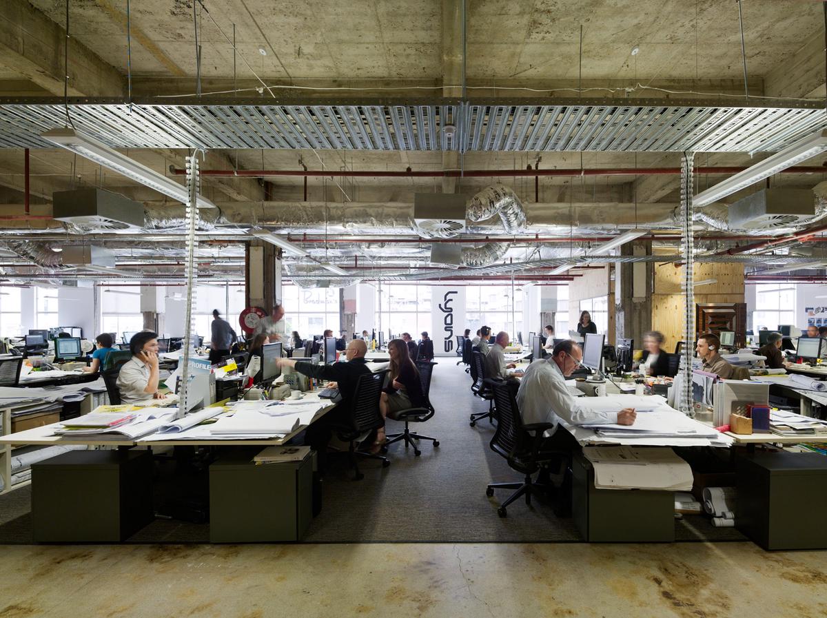 A split-screen image showing traditional office work versus modern remote job setups